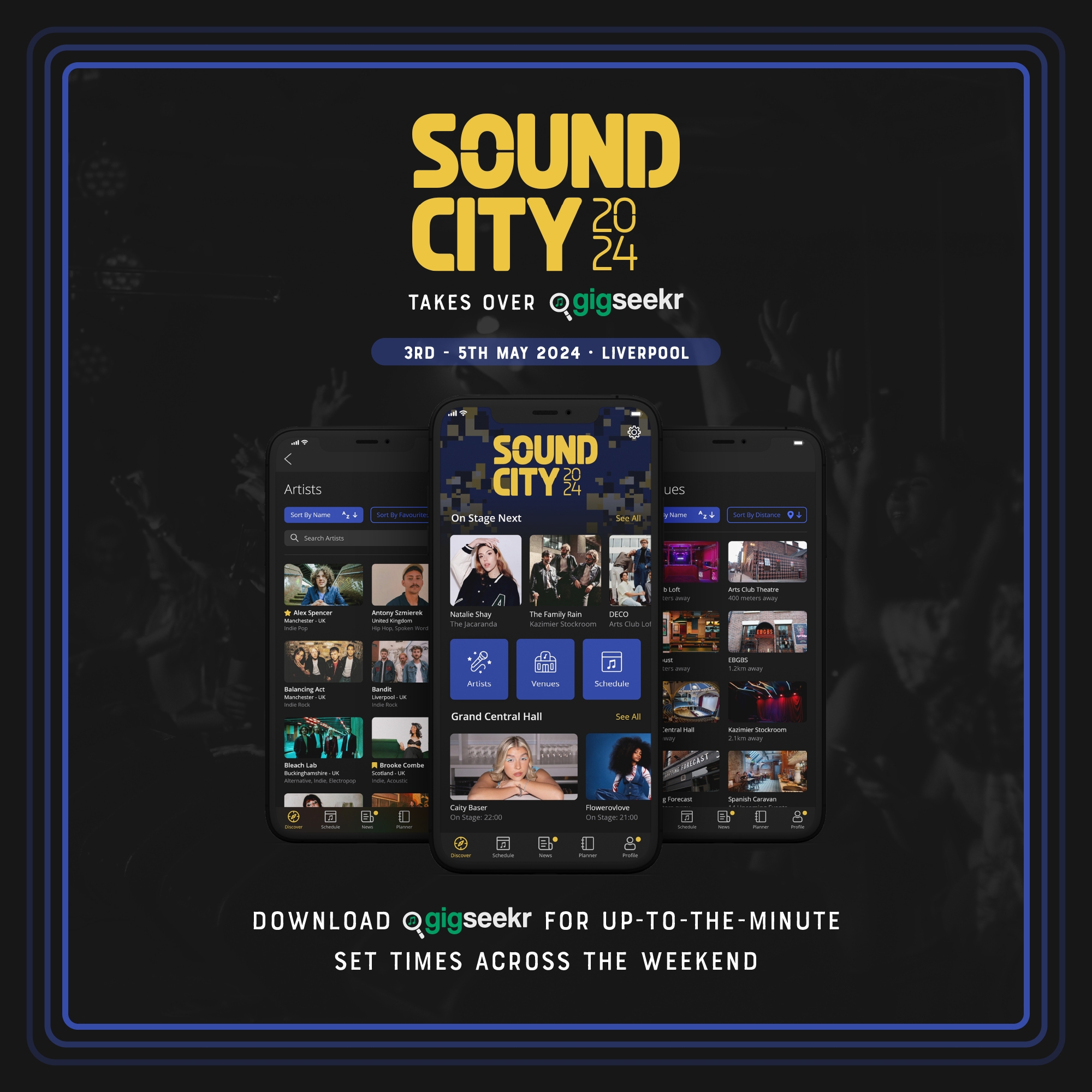 The official Sound City takeover is now live on Gigseekr!